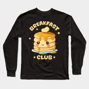 Breakfast Club Aesthetic Bohemian Pancake Gift For Men Women Long Sleeve T-Shirt